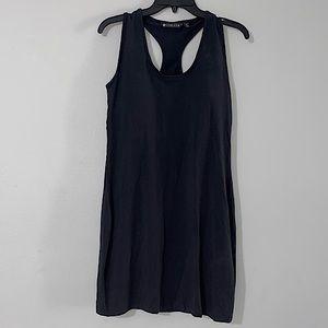 Athleta black dress w/ built in sports bra